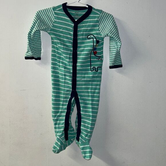 Carter’s dinosaur button up pajamas - Picture 1 of 1